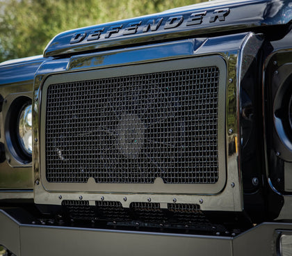 Land Rover Defender Stainless Steel Front Grilles & Vents - Uproar 4x4