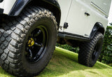 UPROAR 4X4 Land Rover Defender Accessories 90 & 110 Tubsliders & rocksliders