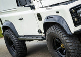 UPROAR 4X4 Land Rover Defender Accessories Stainless Steel Rocksliders