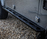 UPROAR 4X4 Land Rover Defender Accessories 110 Rocksliders Stainless Steel