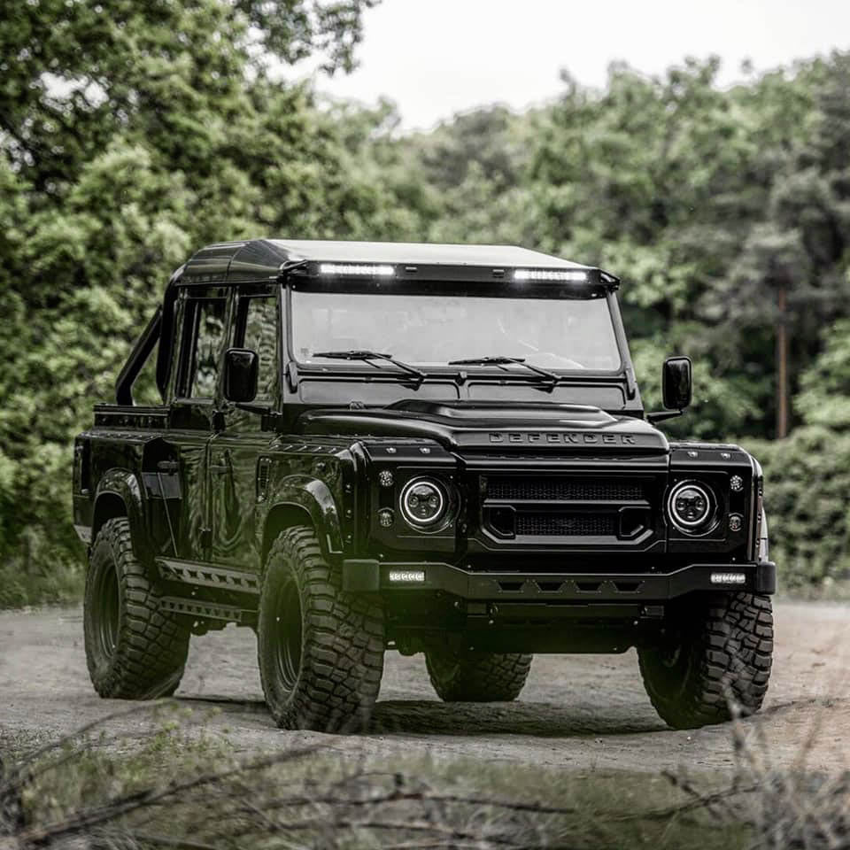 Land Rover Defender Stainless Steel Stealth Twin LED Roofbar