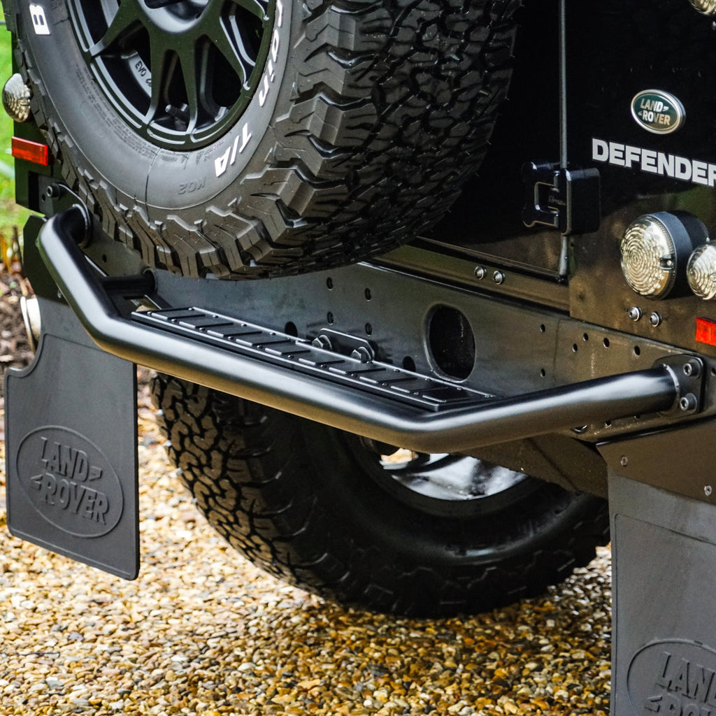 Range Rover Back Half Land Rover Defender Stainless Steel Half NAS Rear Step – Uproar 4x4