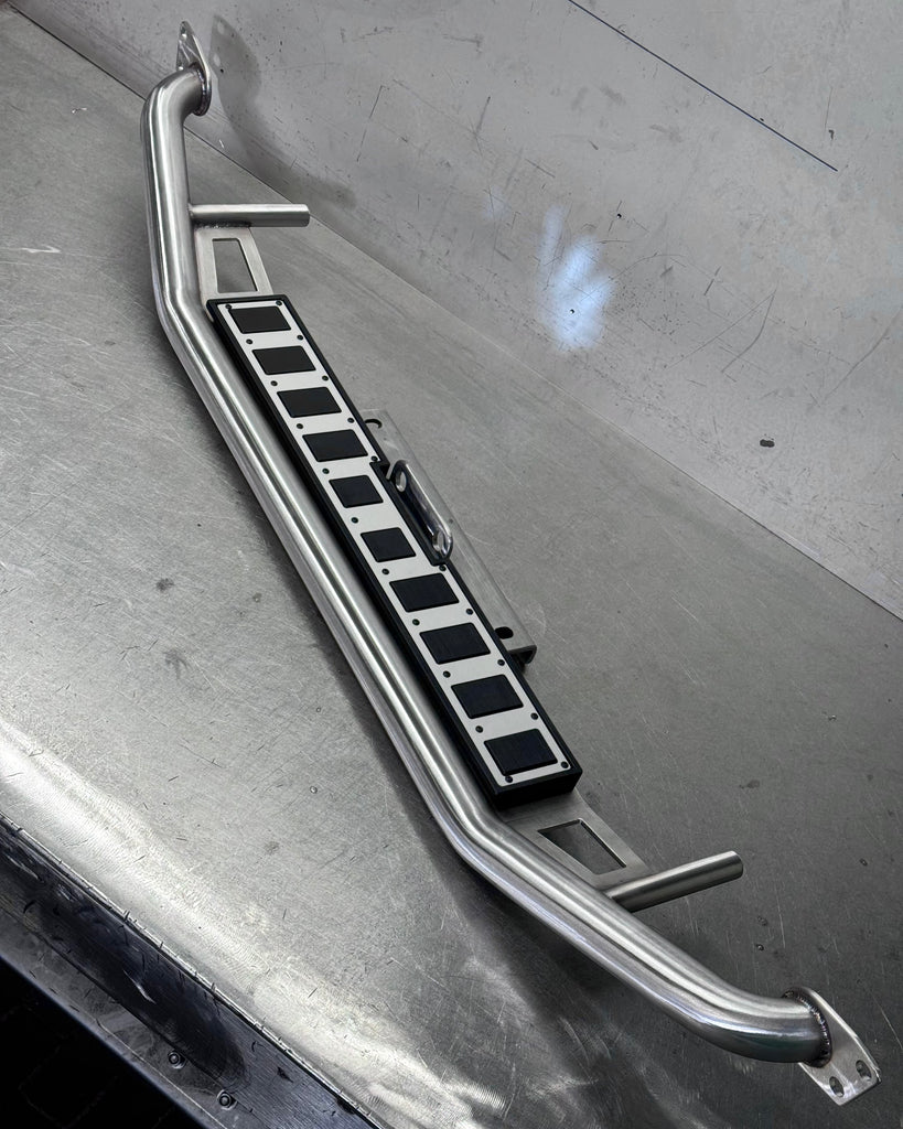 Land Rover Defender Stainless Steel Half NAS Rear Step – Uproar 4x4