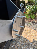Land Rover Defender Stainless Steel HD Classic Wheel Carrier.