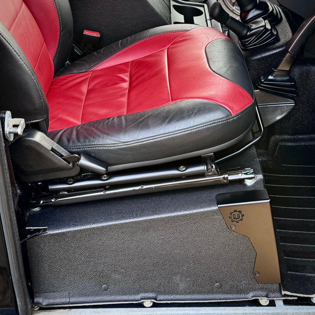 Defender Rear Seat Box Land Rover Defender Seat Box Corner Protectors - 2mm – Uproar 4x4