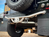 Land Rover Defender Stainless Steel NAS Rear Step with Recovery points