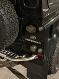 Defender NAS Rrear Step - Stainless Steel