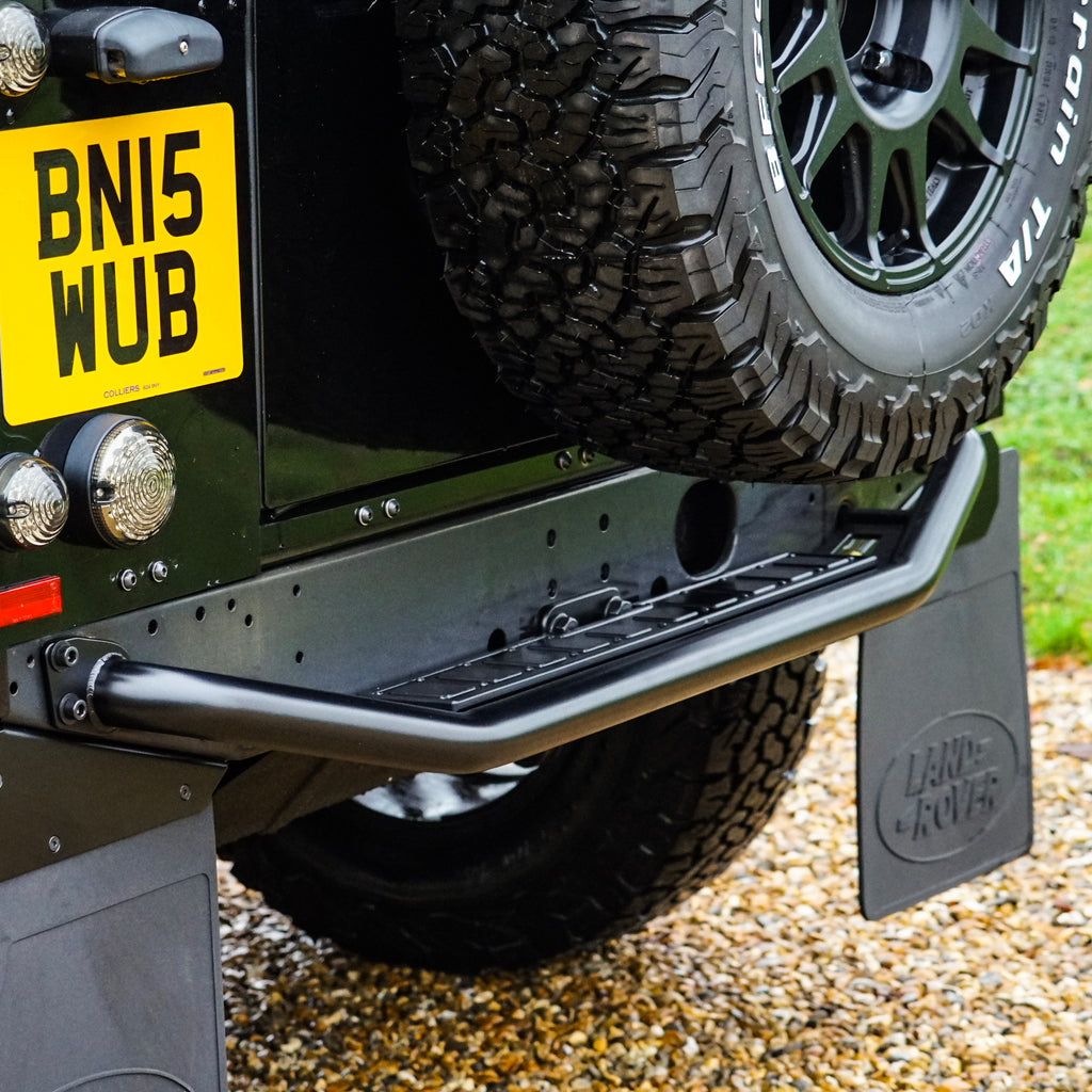 Land Rover Defender Stainless Steel Half NAS Rear Step – Uproar 4x4