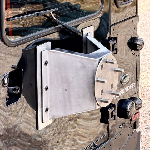 Land Rover Defender Wheel Carrier - Stainless Steel