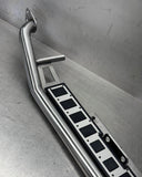 Stainless Steel Defender Rear Step with Treadplate
