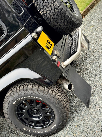 Land Rover Defender Stainless Steel NAS Rear Step. – Uproar 4x4