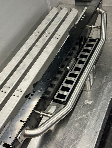 Land Rover Defender Stainless Steel NAS Rear Step. – Uproar 4x4