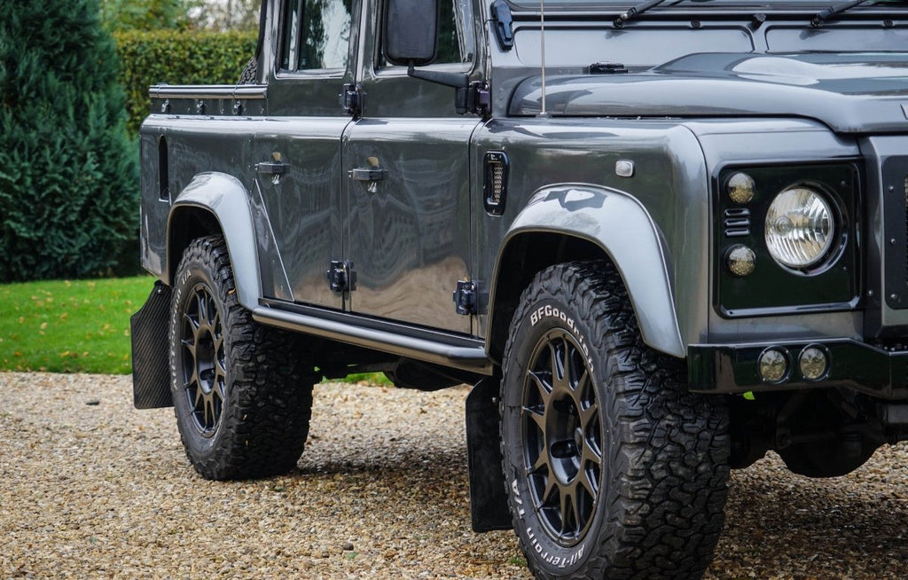 Land Rover Defender Stainless Steel Tubular Rocksliders 90 & 110 ...