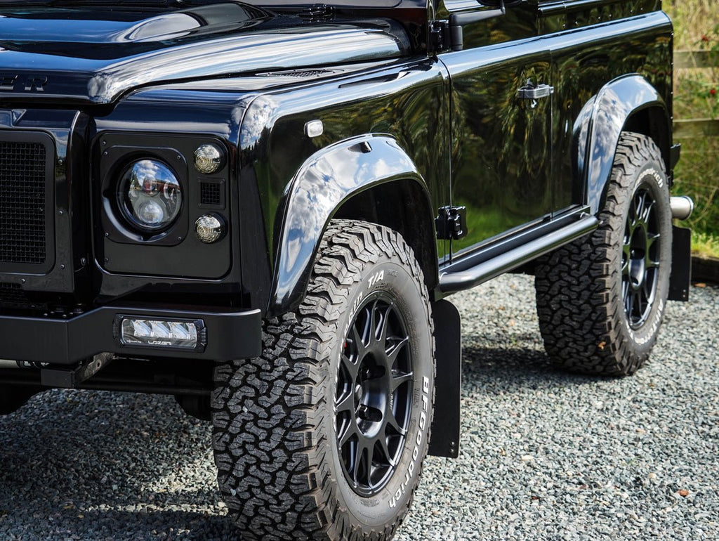 Land Rover Defender Stainless Steel Tubular Rocksliders 90 & 110 ...