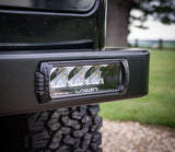 Land Rover Defender Stainless Steel Lazer Lamp Front Bumper - Triple R 750