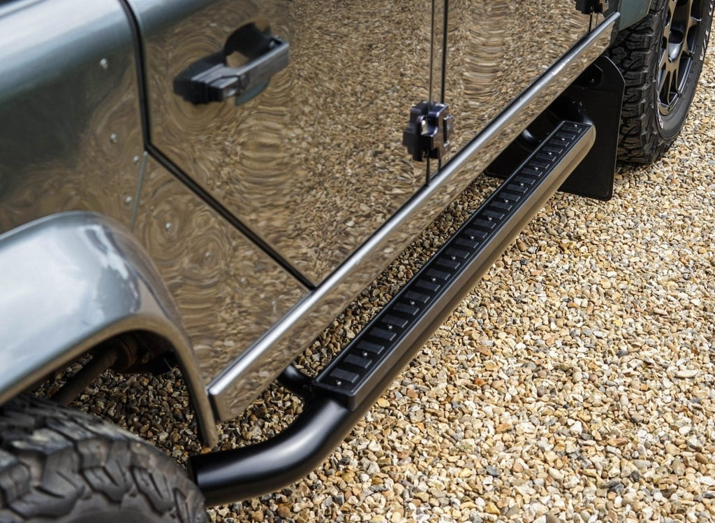 Land Rover Defender Stainless Steel Side Step 90 110 Titan 3mm Land Rover Defender Stainless Steel Side Step 90 110 Titan 3mm