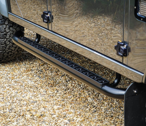 Land Rover Defender Stainless Steel Side Step 90 & 110 - Titan 3mm ...