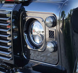 Land Rover Defender Mesh Headlight Surrounds - Uproar 4x4