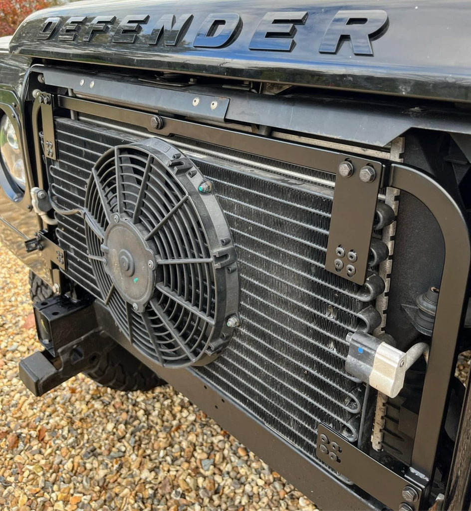 Defender Radiator Mounts Land Rover Defender Steel Air Conditioning Radiator Frame – Uproar 4x4