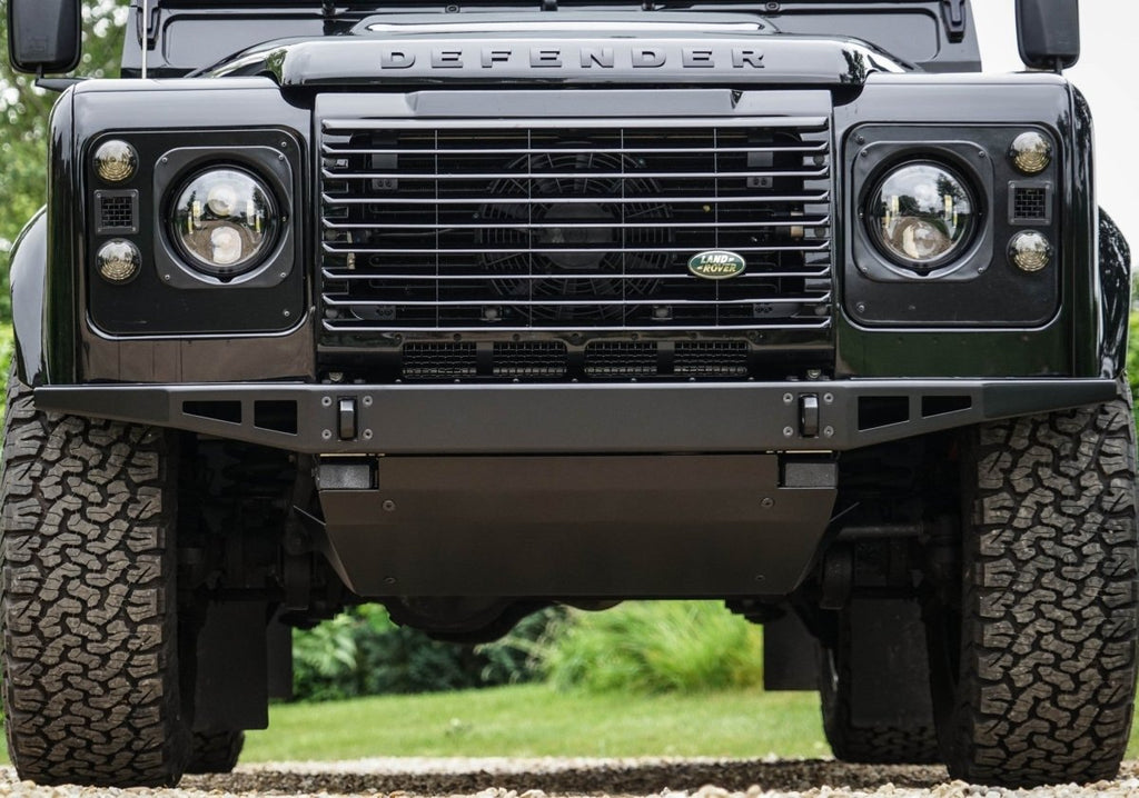 Land Rover Defender Stainless Steel Brute Recovery Bumper - 5mm ...