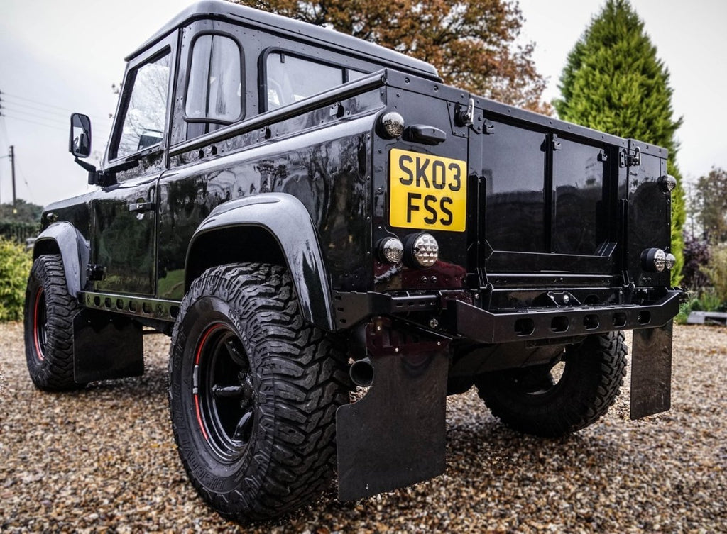 Land Rover Defender Stainless Steel Rear Step - Uproar 4x4