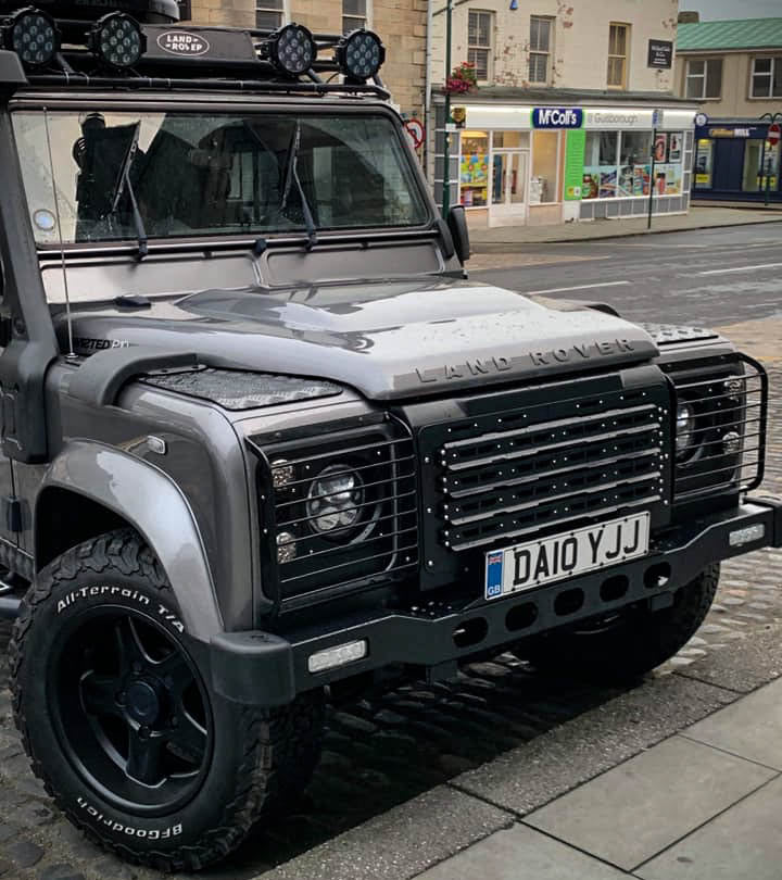 Land Rover Defender Stainless Steel Bespoke Front Grille – Uproar 4x4