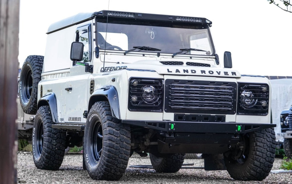 Land Rover Defender Stainless Steel Bespoke Front Grille – Uproar 4x4