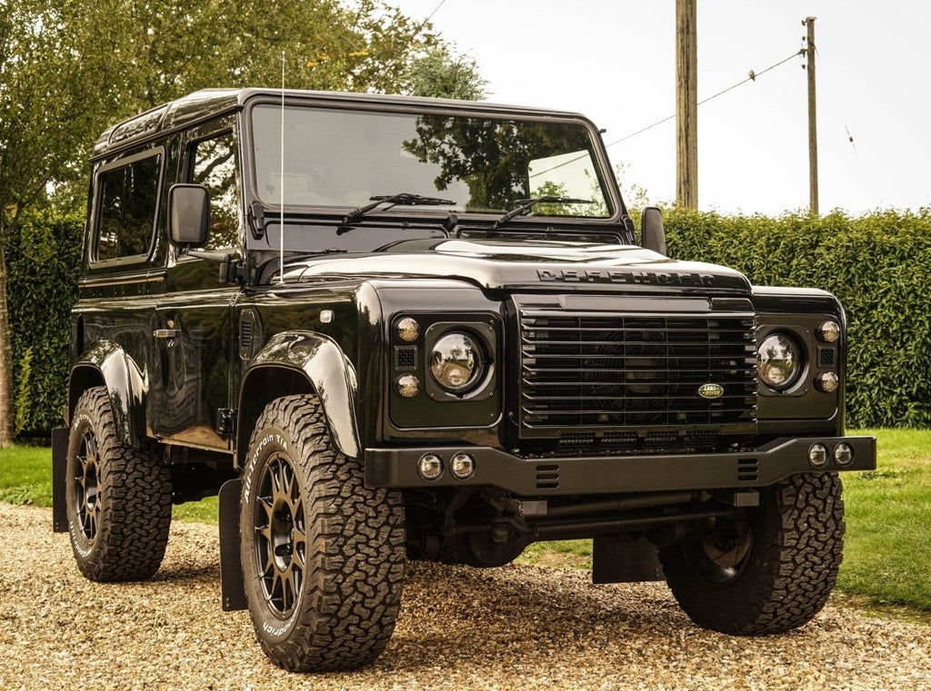 Land Rover Defender Stainless Steel Stealth DRL Front Bumper - 4mm ...