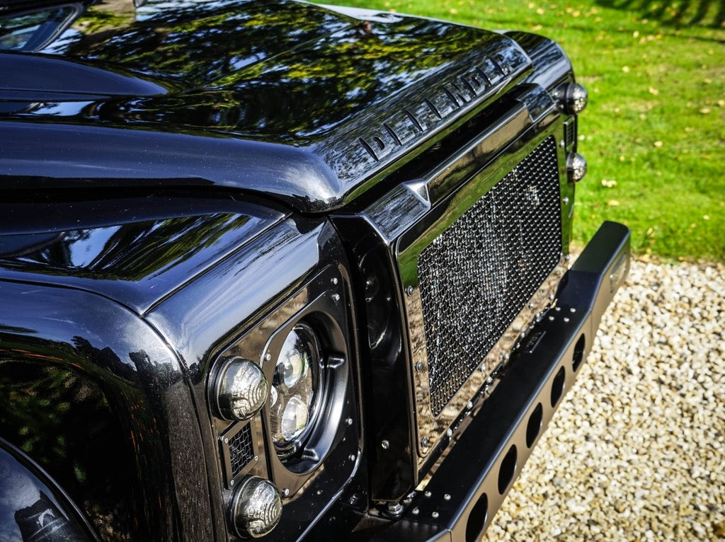 Land Rover Defender Stainless Steel Stealth Front Grille – Uproar 4x4
