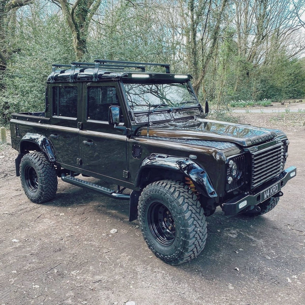 Land Rover Defender Stainless Steel Stealth Twin LED Lightbar – Uproar 4x4
