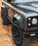 Land Rover Defender Stainless Steel Rocksliders / Sidesteps - Uproar 4x4