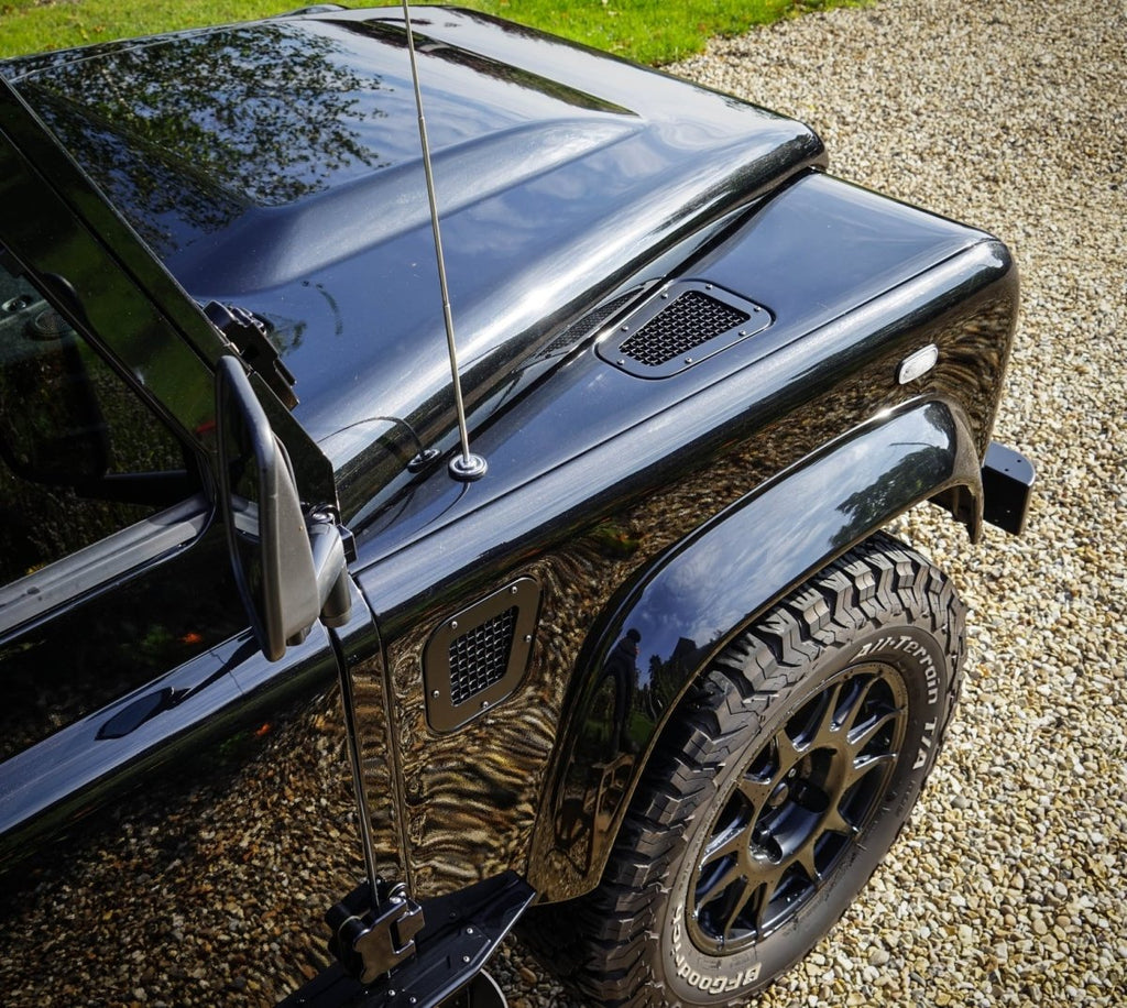 Land Rover Defender Stainless Steel Wing Top Vents – Uproar 4x4
