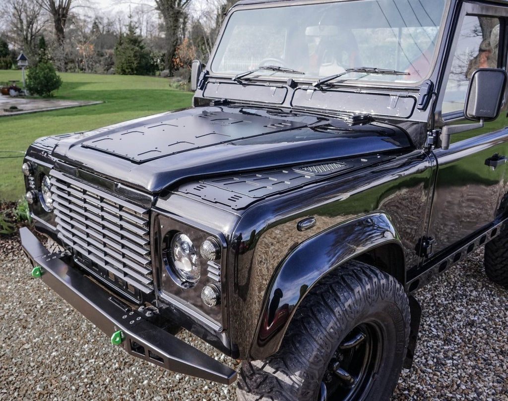 Land Rover Defender Aluiminium Bonnet Armour - Uproar 4x4